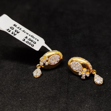 22 carat gold ladies earrings RH-LE306