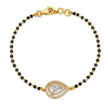 22kt Gold Mangalsutra Bracelet by 