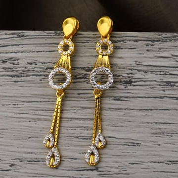 916 Gold Hallmark Ladies Fancy Jummar Earrings LJE...