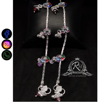 silver anklet designs for girls payal RH-PL370
