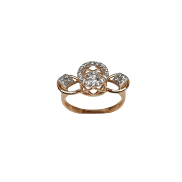 18K Rose Gold CZ Diamond Designer Ring MGA - LRG12...