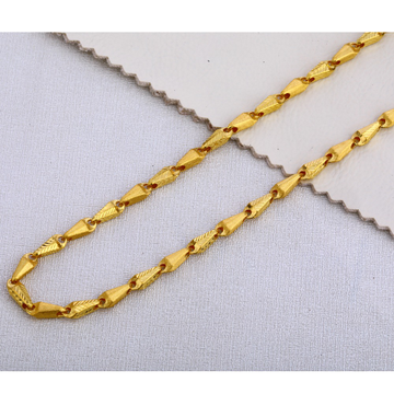 22KT Gold Gents  Delicate  Choco Chain MCH397