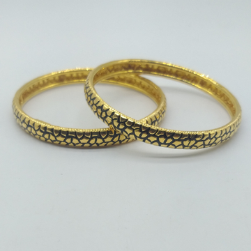 22Kt Gold bangles Oxidize by 