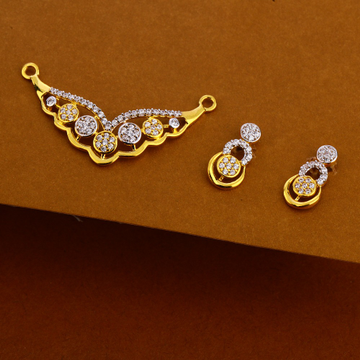 916 Gold Ladies Designer Mangalsutra Pendant MP328