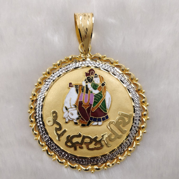 916 Gold Fancy Gent's Radha-krishnan Pendant