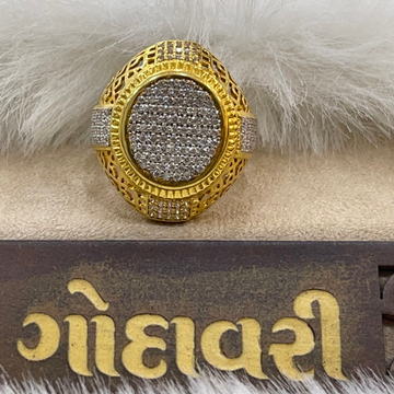 916/22k men's gold fancy ring by Shree Godavari Gold Palace