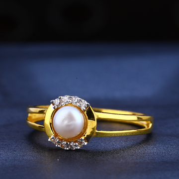22KT Gold Women's Designer Gemstone  Ring LR568