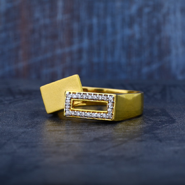 Mens 916 Daily Wear Exclusive Gold Ring-MR24