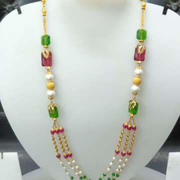 22 KT Gold Modern Ethnic Antique Mala CJAM82 by Celebrity Jewels