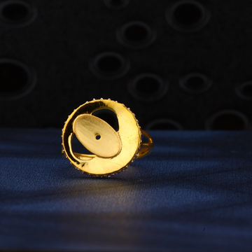 916 Gold Exclusive Plain Ring LR192