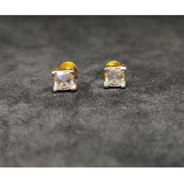 22k Men's Single Stone Earrings