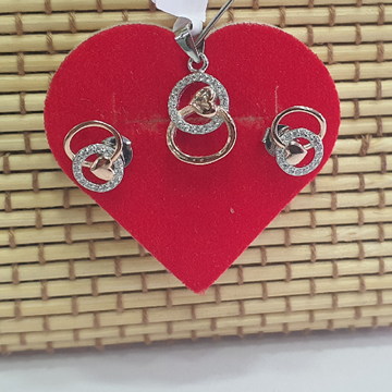 925 Sterling Silver Pendant Set by 