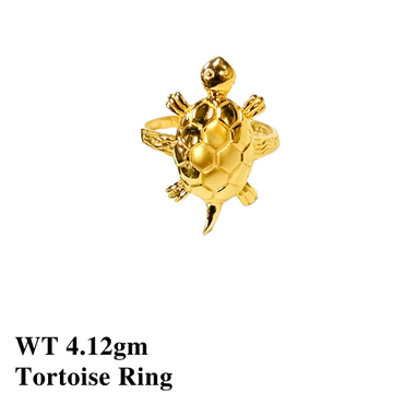 22K Tortoise Ring by 