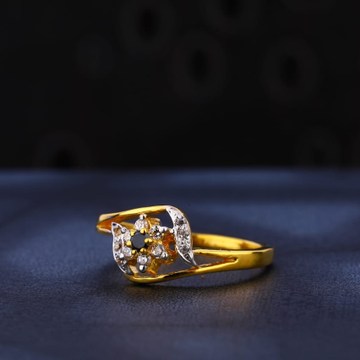 916 Gold Classic Ladies Ring LR983
