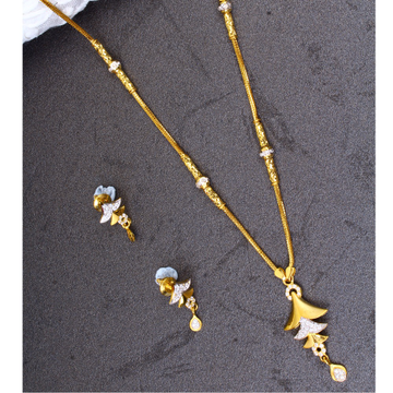 18k Gold Classy Necklace Set For women by 