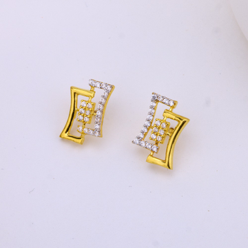 22k 916 hallmark unique designer gold earrings. by 