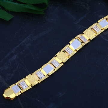 Mens Gold Bracelet-MCB73