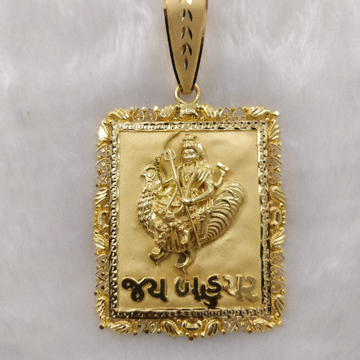 916 Gold Fancy Gent's Bahuchar Maa Pendants