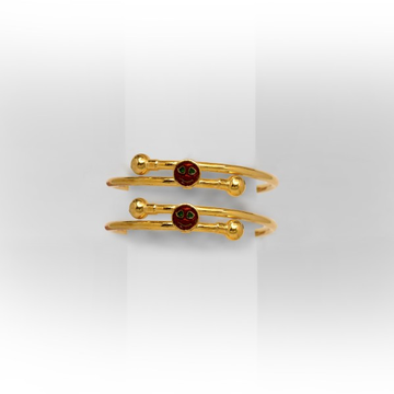 916 SMILEY FACE BABY GOLD  BANGLE by 