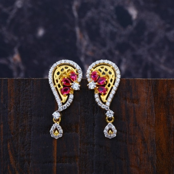 22 carat gold ladies earrings RH-LE649