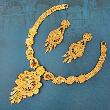 1.gram gold Attractive forming jewellery necklace... by 