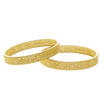 Filigree design 22k gold bangles