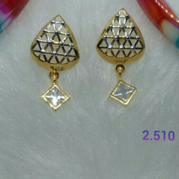 Gold Grand Design Earrings by 