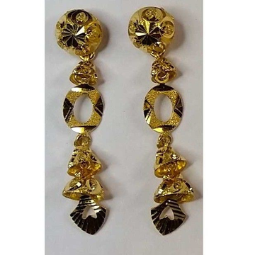 916 Gold Fancy Earrings Akm-er-090 by 