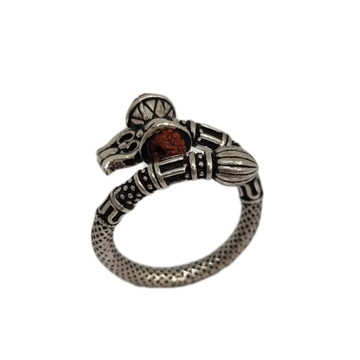 Trishul Ring For Spirituals In 925 Sterling Silver...