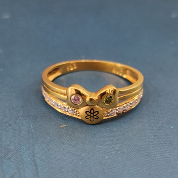 22K Gold Exclusive Soliter Ring by 