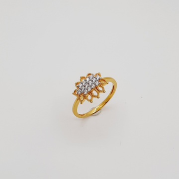 GOLD AD DIAMOND RING by 