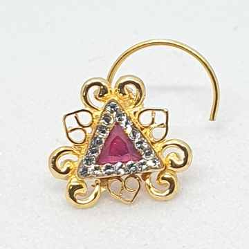 Gold Fancy Nose Pin by 