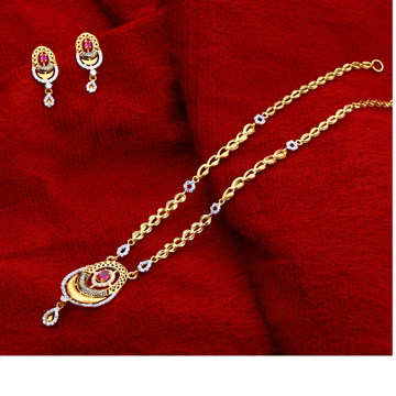 916  Gold Hallmark Fancy  Chain Necklace CN145