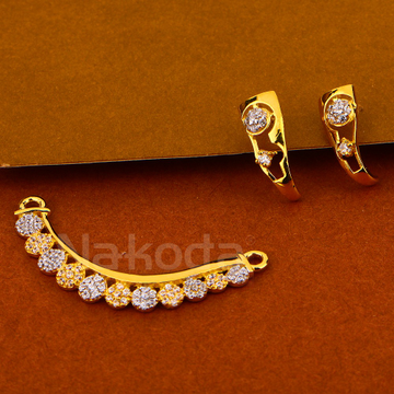 916 Gold Women's Hallmark Mangalsuta Pendant Set M...
