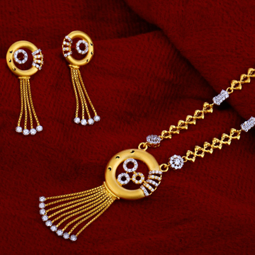 22CT Gold Stylish Ladies Chain Necklace CN60