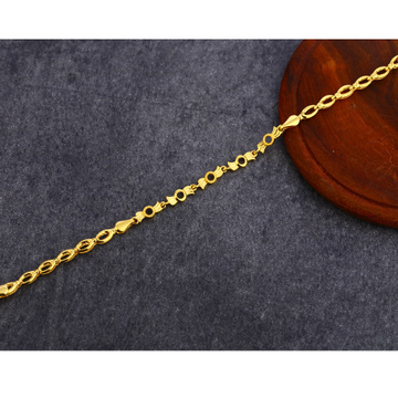 22kt gold Designer women's plain bracelet lPBR45