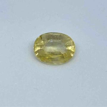 7.29ct oval yellow yellow-sapphire-pukhraj by 