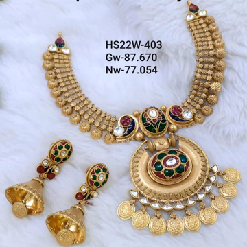 antique jadter gold set 916 by 