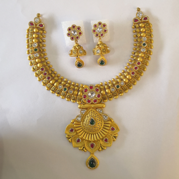 916 gold fancy antique rajvadi sawaroxy diamond sh... by 