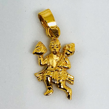 916 Gold Hanumanji Pendant KD-P006 by 