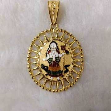 916 Gold Khodoliyar Maa Designer Pendant