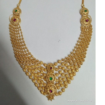 916 Gold Traditional necklace by Samanta Alok Nepal