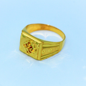 Gold divine gents ring by 