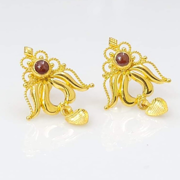 22k Yellow Gold Beautiful ladies earrings rh-le808