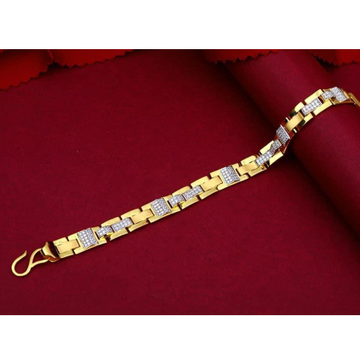 22kt gold casting CZ Gents bracelet RH-GB978