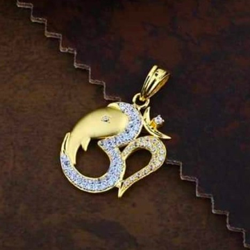 916 gold ganpati pendants RH_pendants64
