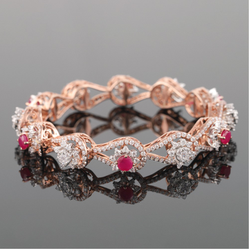 18Kt Gold Gorgeous Design Diamond Bracelet by 