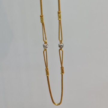 916 Gold hallmark ladies Chain by Sangam Jewellers