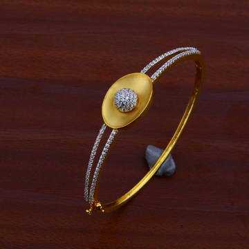 Ladies Gold Cz 18K Bracelet-LKB46