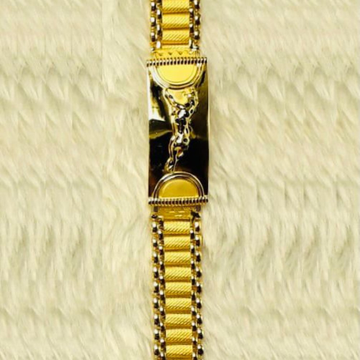 Gold Contemporary Gents Bracelet by 